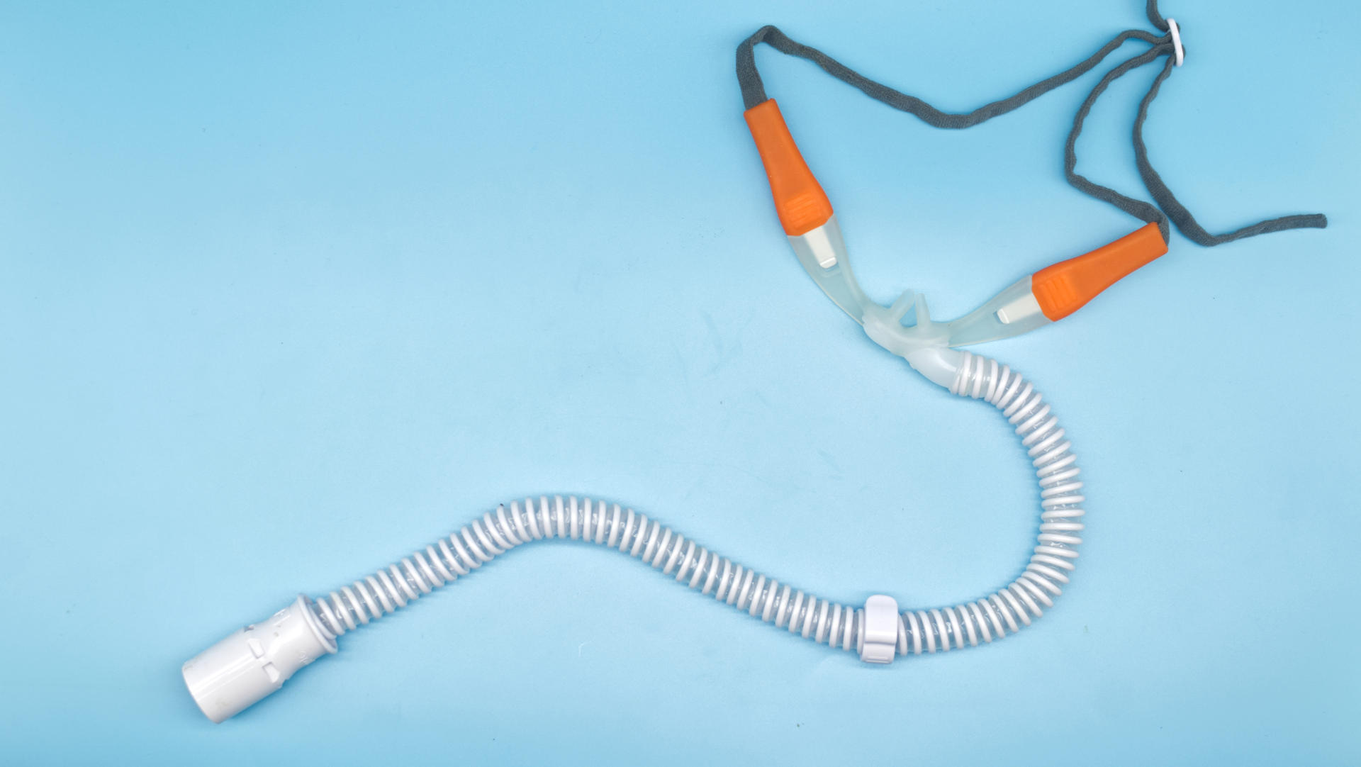 Blood transfuion being administered onboard ae EMS helicopter