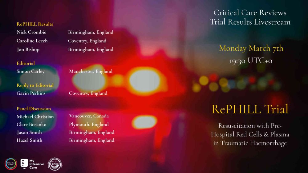 RePHILL Trial Result Livestream Flyer